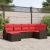 Set de canapele pentru grădină cu pernă 6 pcs Maro Poli Rattan GartenMobel Dekor
