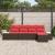 Set de canapele pentru grădină cu pernă 5 pcs Maro poliratan GartenMobel Dekor