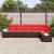 Set de canapele pentru grădină cu pernă 6 pcs Maro poliratan GartenMobel Dekor