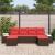 Set de canapele pentru grădină cu pernă 6 pcs Maro poliratan GartenMobel Dekor