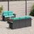 Set de canapele pentru grădină cu pernă 6 pcs Negru poliratan GartenMobel Dekor