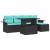 Set de canapele pentru grădină cu pernă 6 pcs Negru poliratan GartenMobel Dekor