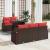 Set de canapele pentru grădină cu pernă 6 pcs Maro poliratan GartenMobel Dekor