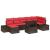Set de canapele pentru grădină 8 pcs Maro și roșu poliratan GartenMobel Dekor