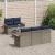 Set de canapele pentru grădină 6 pcs Gri și bleumarin poliratan GartenMobel Dekor