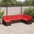 Set de canapele pentru grădină cu pernă 8 pcs Bej Rattan poli GartenMobel Dekor