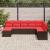 Set de canapele pentru grădină cu pernă 8 pcs Bej Rattan poli GartenMobel Dekor