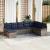 Set de canapele pentru grădină 8 pcs Gri deschis Rattan poli GartenMobel Dekor