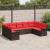 Set de canapele pentru grădină 9 pcs Bej poliratan GartenMobel Dekor