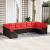 Set de canapele pentru grădină 10 pcs Bej poliratan GartenMobel Dekor