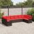 Set de canapele pentru grădină 10 pcs Bej poliratan GartenMobel Dekor