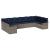Set de canapele pentru grădină 10 pcs Gri deschis poliratan GartenMobel Dekor