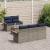 Set de canapele pentru grădină 6 pcs Gri și albastru marin GartenMobel Dekor