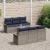 Set de canapele pentru grădină 7 pcs Gri și albastru marin GartenMobel Dekor