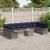 Set de canapele pentru grădină 11 pcs Gri și albastru marin GartenMobel Dekor