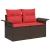 Set de canapele pentru grădină cu pernă 6 pcs Maro Poli Rattan GartenMobel Dekor