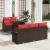 Set de canapele pentru grădină cu pernă 6 pcs Maro Poli Rattan GartenMobel Dekor