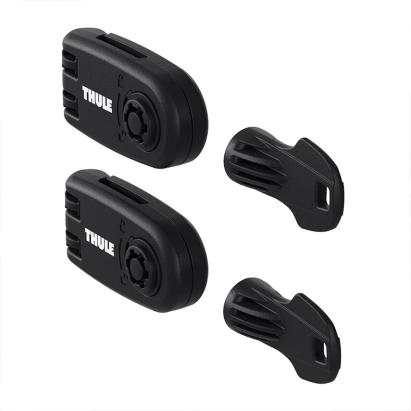 Kit Thule de blocare pentru curele de roți la suport bicicletă, negru