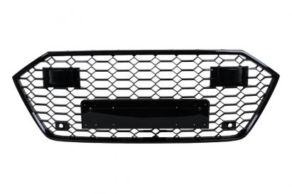 Grilă bară față Audi A7 4G Facelift (2015-2017) RS7 Design negru lucios