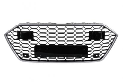 Grila bara fata Audi A7 4G Facelift 2015-2017 RS7 Design negru lucios