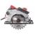 Fierăstrău circular Raider 190 mm 1500W cu laser pentru lemn