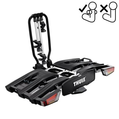 Suport pliabil pentru 3 biciclete Thule EasyFold XT F 3, pe carlig 13 pini