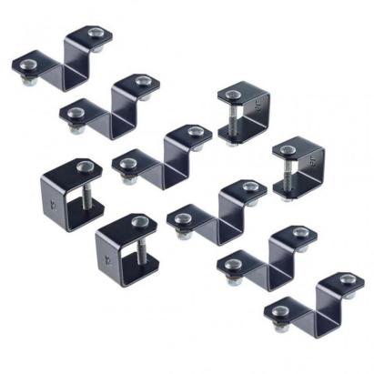 Set accesorii fixare 3 traverse Cruz Evo Rack Module-Safari otel