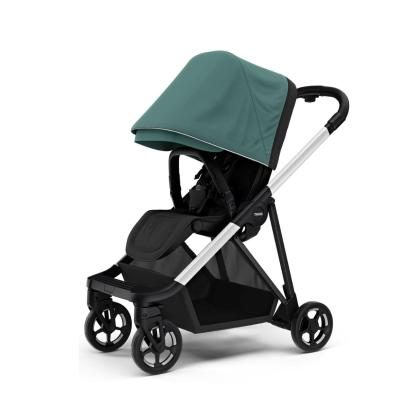 Cărucior sport compact Thule Shine, verde Mallard, reversibil