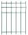 Panou gard 3D Strend Pro Eurostandard, verde, 250x153 cm, RAL6005
