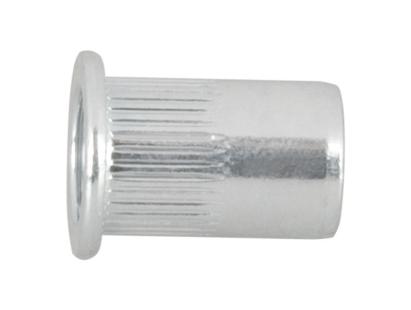 Nit filetat M8x18 Strend Pro din oțel, cap plat, set 20 buc