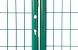 Poartă de grădină dublă metalică verde 3580x1950 mm, zincată PVC