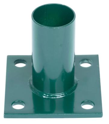 Talpă de ancorare Strend Pro pentru stâlp rotund 38 mm, verde RAL6005