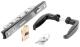 Poartă de grădină dublă Strend Pro Metaltec Duo, antracit, 3580x1450 mm
