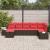 Set de canapele pentru grădină cu pernă 7 pcs Maro poliratan GartenMobel Dekor