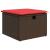Set de canapele pentru grădină cu pernă 7 pcs Maro Rattan poli GartenMobel Dekor