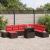 Set de canapele pentru grădină cu pernă 9 pcs Maro Rattan poli GartenMobel Dekor