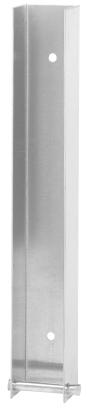 Suport zincat pentru placă de bază gard 40x300 mm, cu șuruburi