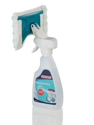 Spray pentru curățarea geamurilor Leifheit 500 ml cu mop integrat
