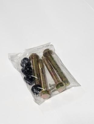 Set șuruburi pentru copertină deasupra ușii, montaj complet