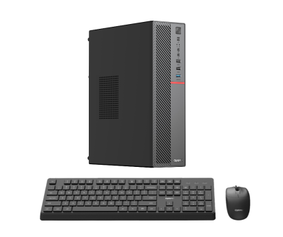 Sistem Desktop Office OptimX T5 SFF cu procesor Intel Core i5-9500T, 16GB DDR4, 512GB SSD, Win11 Pro + kit tastatura si mouse OptimX cu fir NewTechnology Media