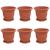 Ghivece pentru plante 6 pcs Roșu cărămidă Ø 26 x 21.5 cm GartenMobel Dekor