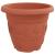 Ghivece pentru plante 6 pcs Roșu cărămidă Ø 39 x 32 cm Plastic GartenMobel Dekor