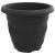 Ghivece pentru plante 6 pcs Negru Ø 22 x 18 cm Plastic GartenMobel Dekor