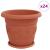 Ghivece pentru plante 24 pcs Roșu cărămidă Ø 34 x 28 cm Plastic GartenMobel Dekor