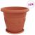 Ghivece pentru plante 24 pcs Roșu cărămidă Ø 39 x 32 cm Plastic GartenMobel Dekor