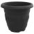 Ghivece pentru plante 24 pcs Negru Ø 26 x 21.5 cm Plastic GartenMobel Dekor