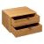Cutie de depozitare 5Five cu 2 sertare din bambus, 25x20x14,5 cm