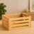 Cos de depozitare 5Five din bambus masiv, 31x15x31 cm, natur