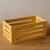 Coș de depozitare 5Five din bambus masiv, natur, 15x31x15 cm