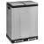 Coș de gunoi Ariane din inox cu pedală, colectare selectivă 2 x 30L, argintiu